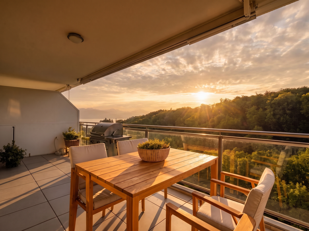 Appartement lumineux de 3.5 pièces avec balcon à Belmont-sur-Lausanne