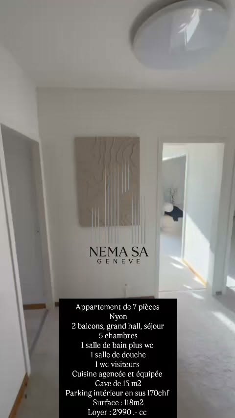 Appartement de 7 pièces à Nyon