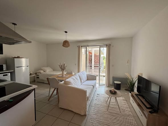 Studio meublé avec balcon à Veigy-Foncenex